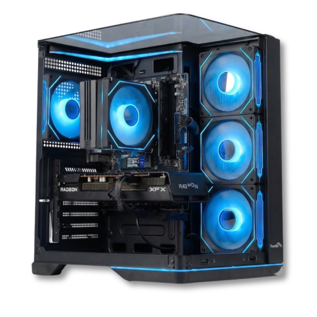 Thunder Jian Gaming Case With 4 ARGB Fans