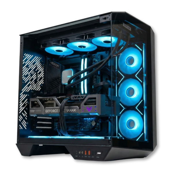 DarkFlash DY470 Tempered Glass ATX Gaming PC