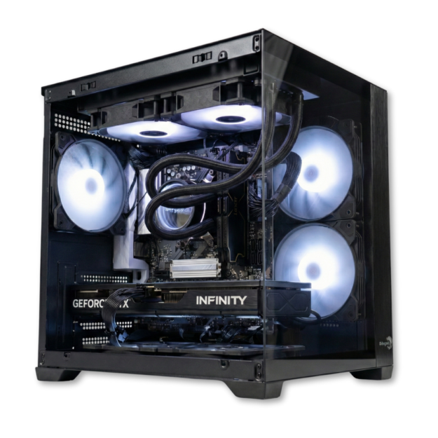 E-Dragon Light Fury Gaming Case With 3 ARGB Fans