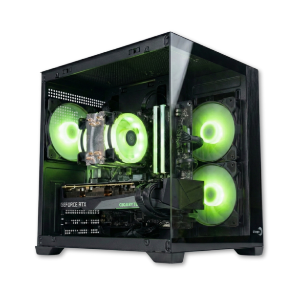 E-Dragon Light Fury Gaming Case With 3 ARGB Fans