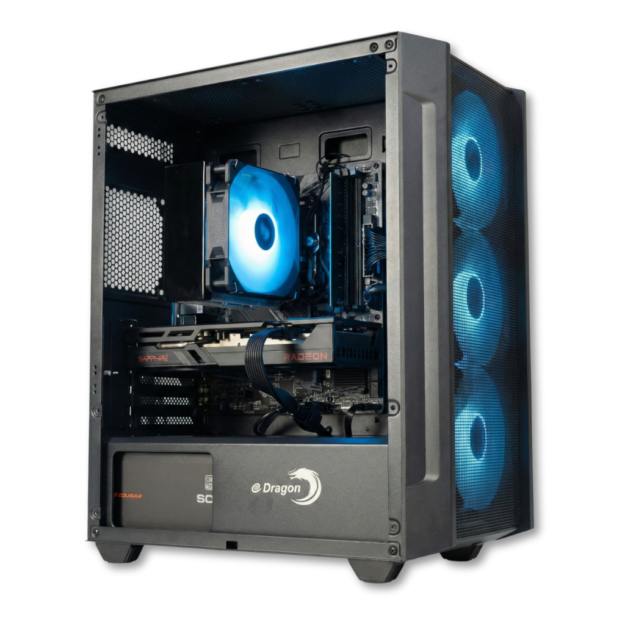 eDragon Syrax PC Case with 4 ARGB Fans