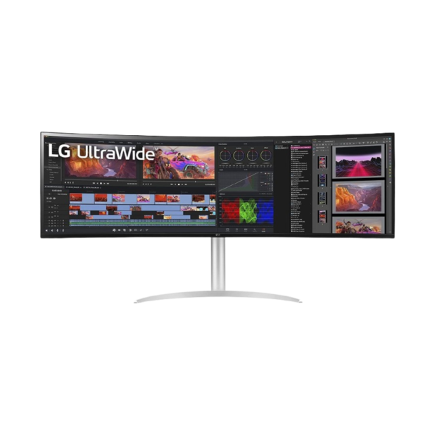 LG 49WQ95C-W 144Hz 1440p 49 Curved Ultra-Wide Gaming Monitor