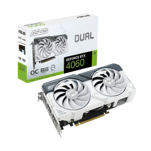 Asus Dual GeForce RTX 4060 White OC Edition  Graphics Card