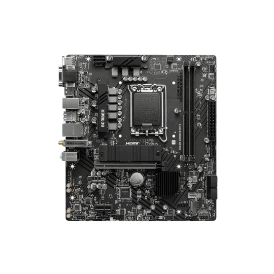 MSI B760M Bomber WiFi DDR5 Micro-ATX Motherboard