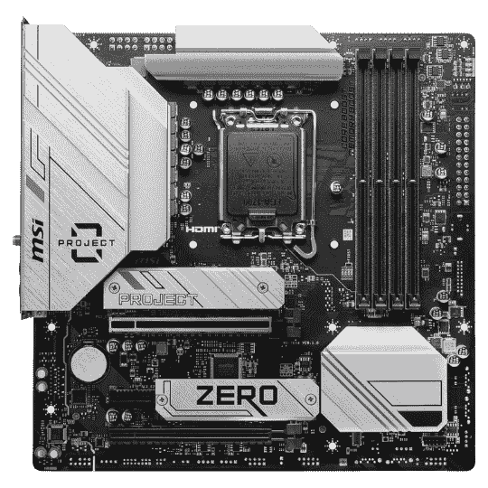MSI B760M Project Zero DDR5 Micro-ATX Motherboard