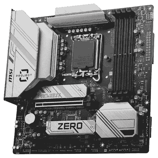 MSI B760M Project Zero DDR5 Micro-ATX Motherboard