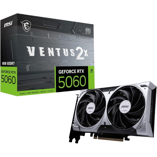 MSI RTX 5060 Ventus 2X OC 8GB GDDR7 Graphics Card | Zestro