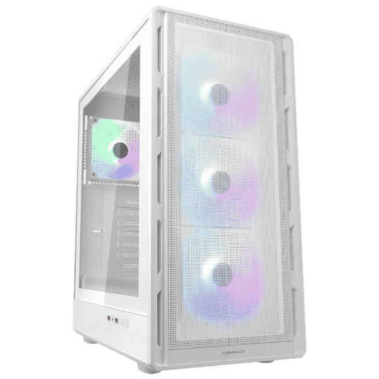 COUGAR Airface Pure RGB ATX Mid-Tower PC Case (White)