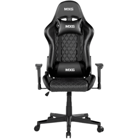 MXG GCH-01 Diamond Quilted PU Gaming Chair (Full Black)