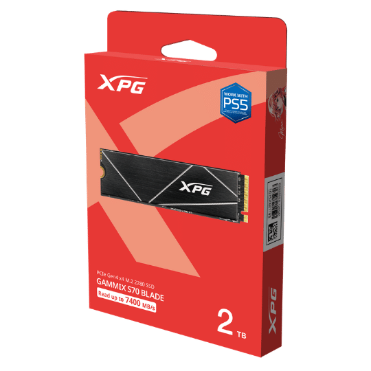 XPG GAMMIX S70 Blade 2TB Gen4 NVME M.2 2280 SSD